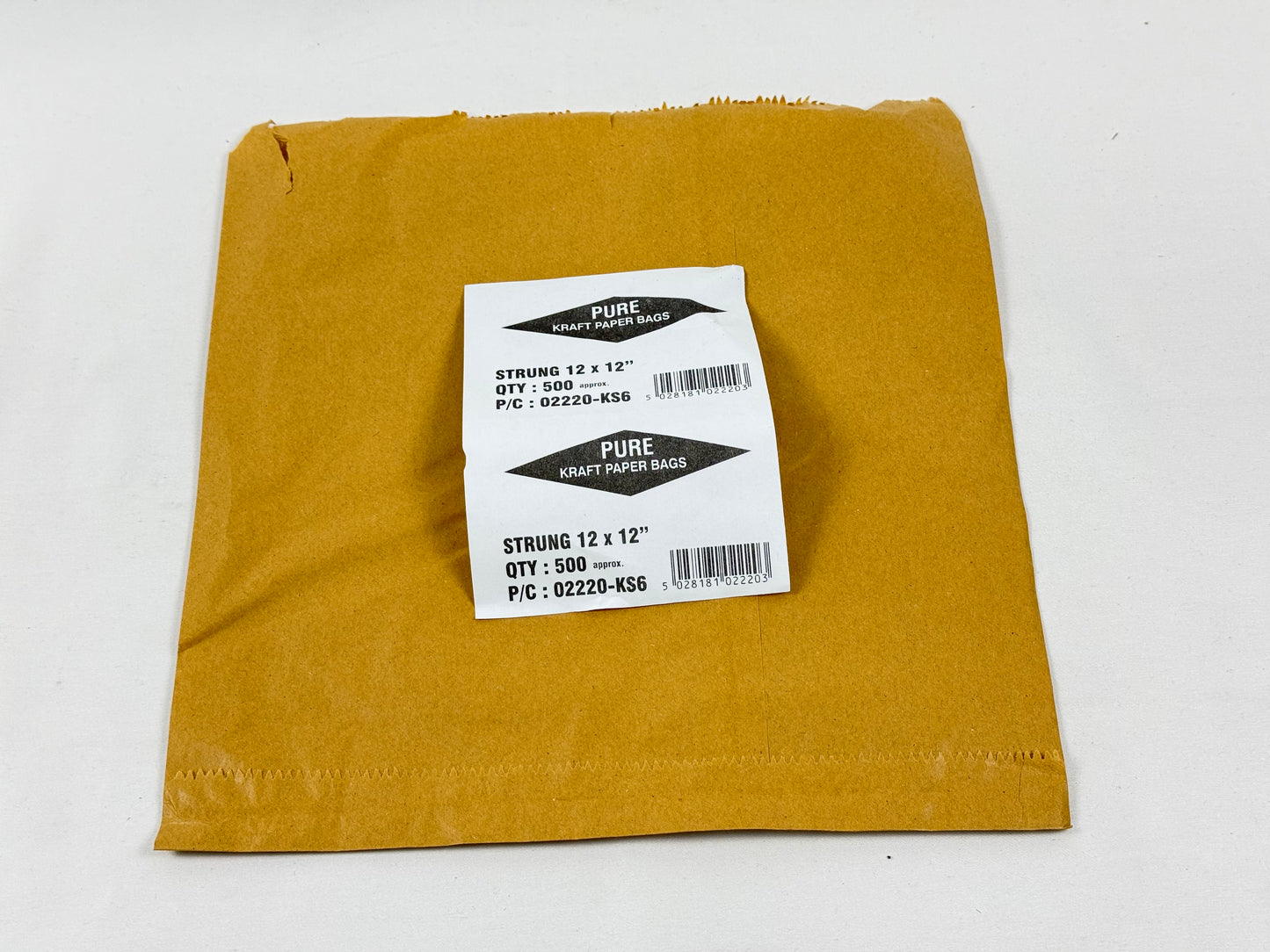 12x12 Brown Papper Bags 500pcs