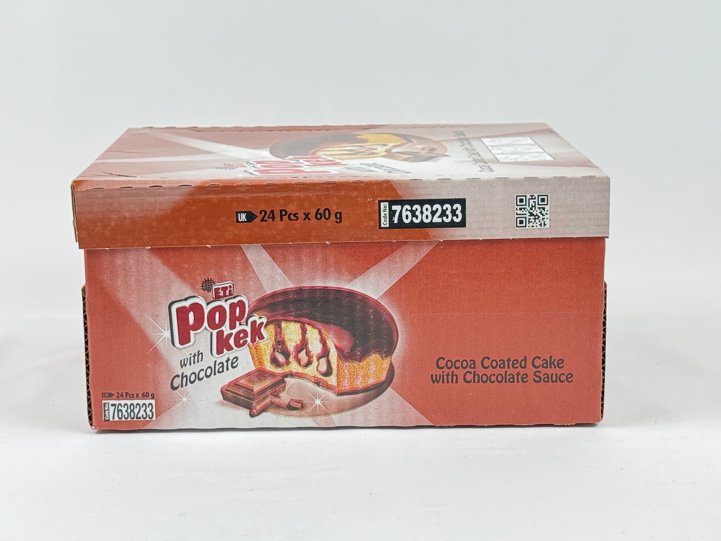 Eti Pop Kek Chocolate 24x60g