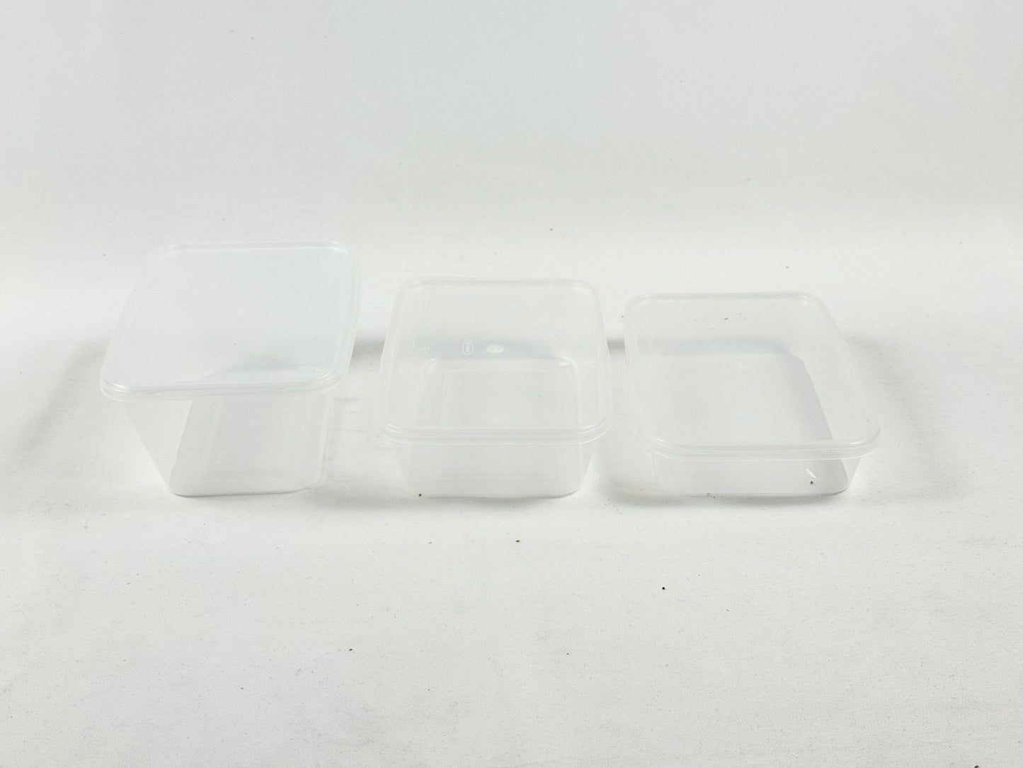 Plastic Containers with Lid 250pcs