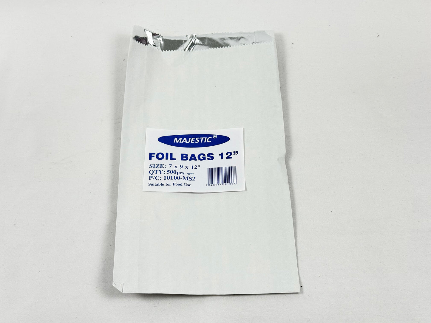 White Foil Bags 12inch 500pcs