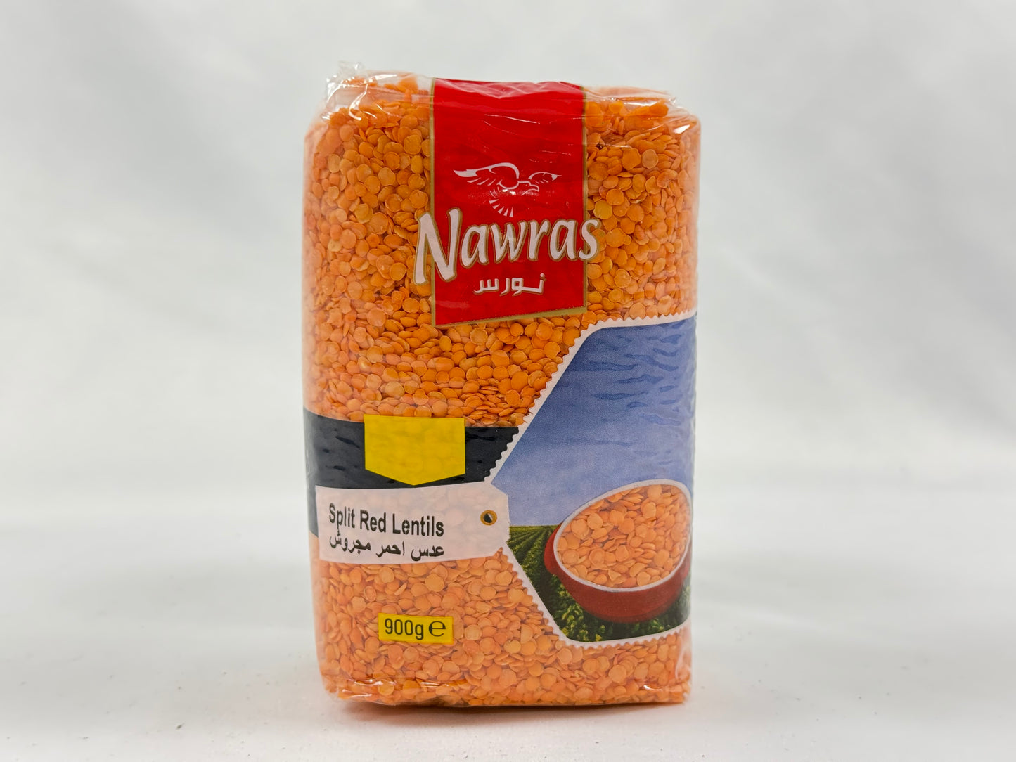Nawras Red Lentils Split 10x900g