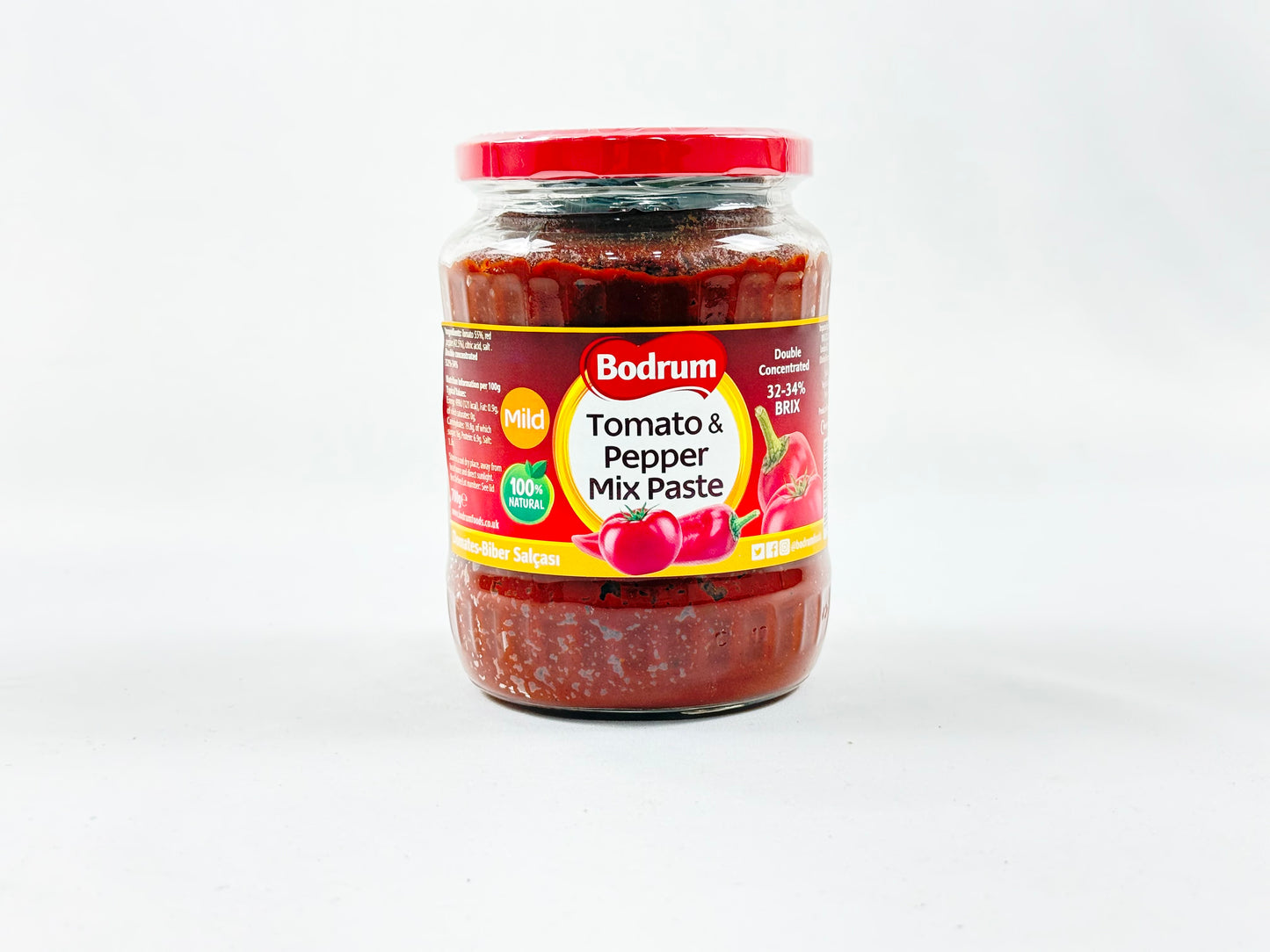 Bodrum Tomato and Pepper Paste 6x700g