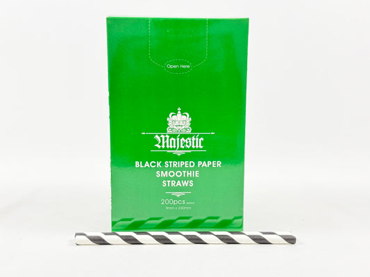 Striped Paper Drinking Straw 250pcs