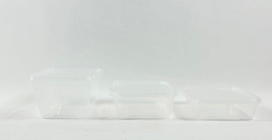 Plastic Containers with Lid 250pcs
