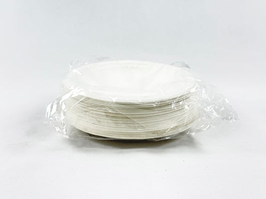 7inch Bagasse White Plate 10X50
