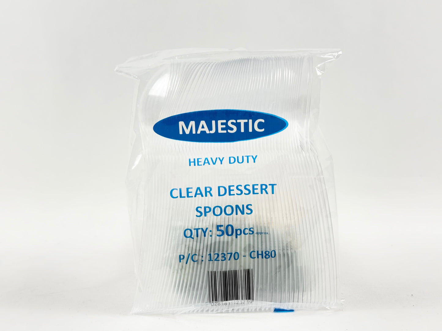 Clear Heavy Duty plastic Cutlery 20x50pcs