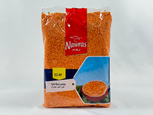 Nawras Red Lentils 8x2Kg