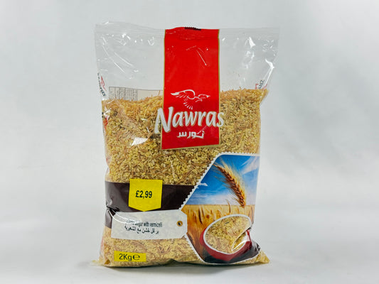 Nawras Coarse Bulgur With Vermicelli 8x2Kg