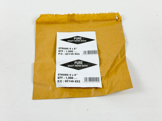 8x8 Brown Papper Bags 500pcs