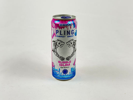 Pling Energy Drink Bubble Gum 24x330ml