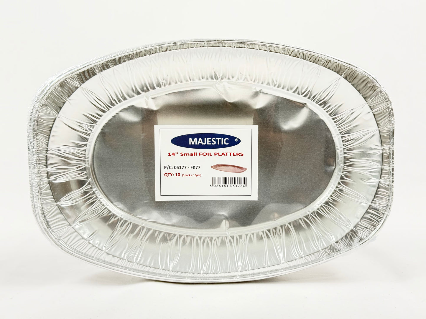 14inch Foil Platter 10x10pcs