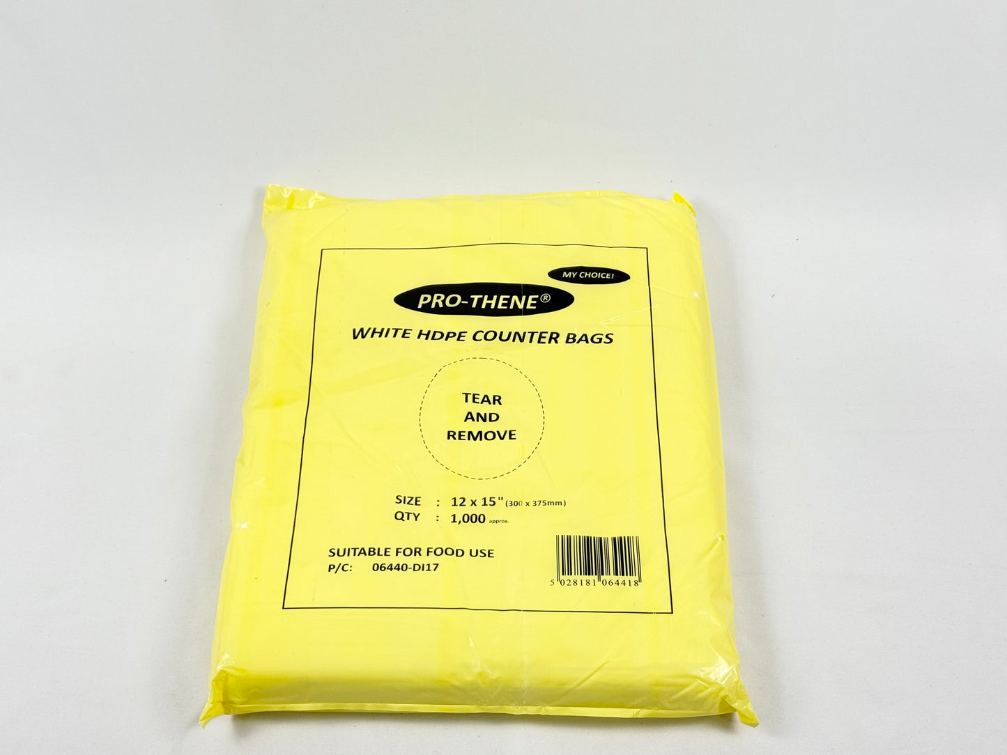 Pro-Thene White HDPE Counter Bag 5x1000pcs