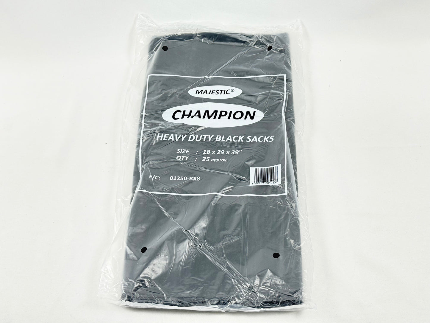Champion Heavy Duty Black Sack 200pcs