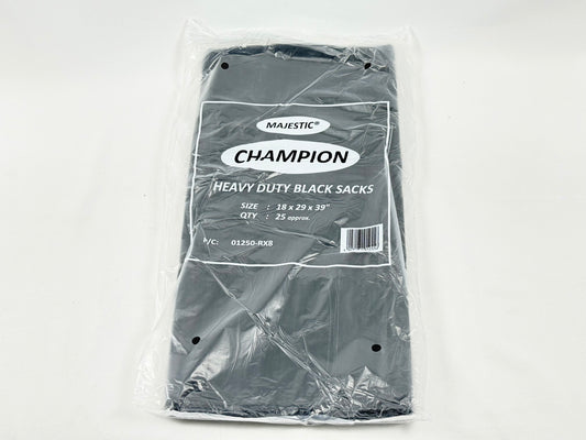 Champion Heavy Duty Black Sack 200pcs