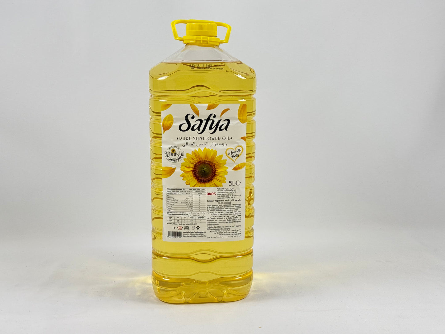 Safya Sunflower Oil 4x5L