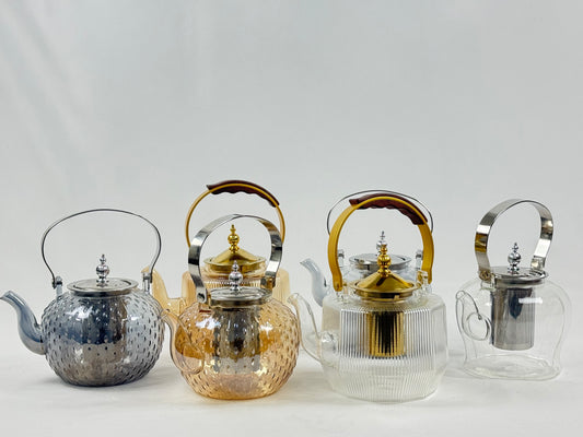 Glass tea pot 1.2L