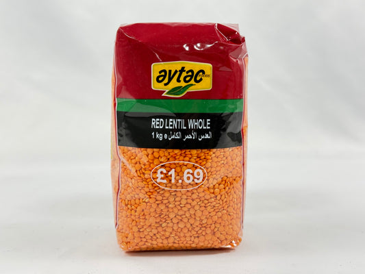 Aytac Red Lentil Whole 8x1Kg