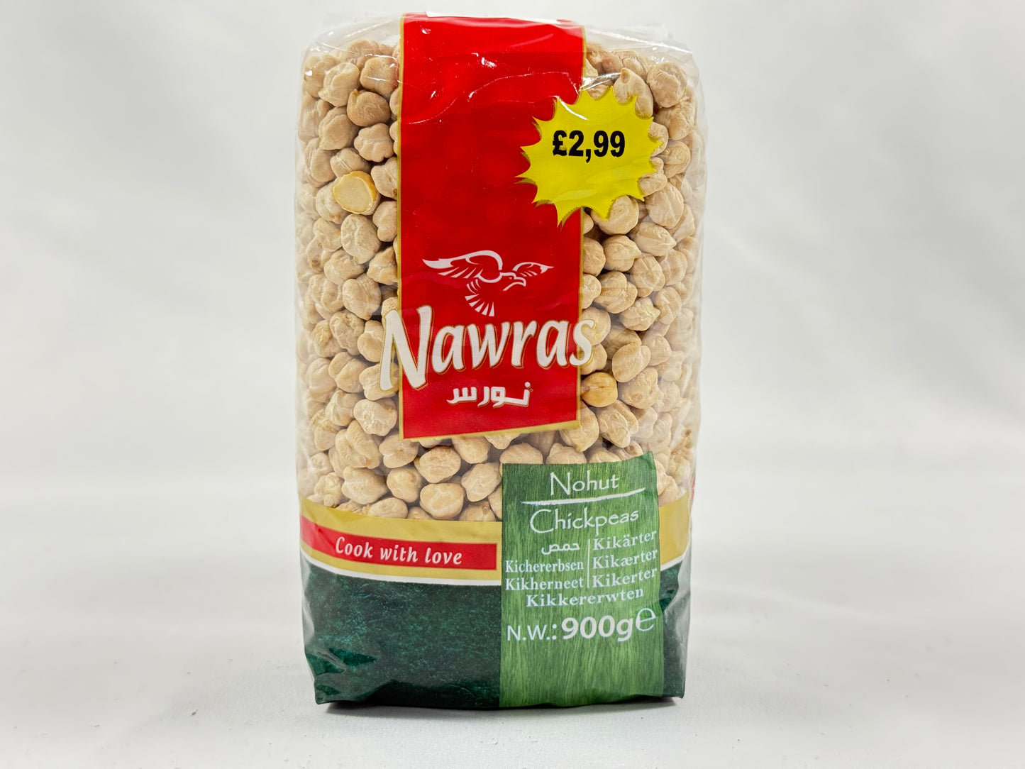 Nawras Chickpeas 10x900g