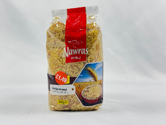 Nawras Coarse Bulgur With Vermicelli 10x900g