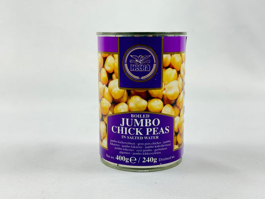 Heera Jumbo Chickpeas 12x400g