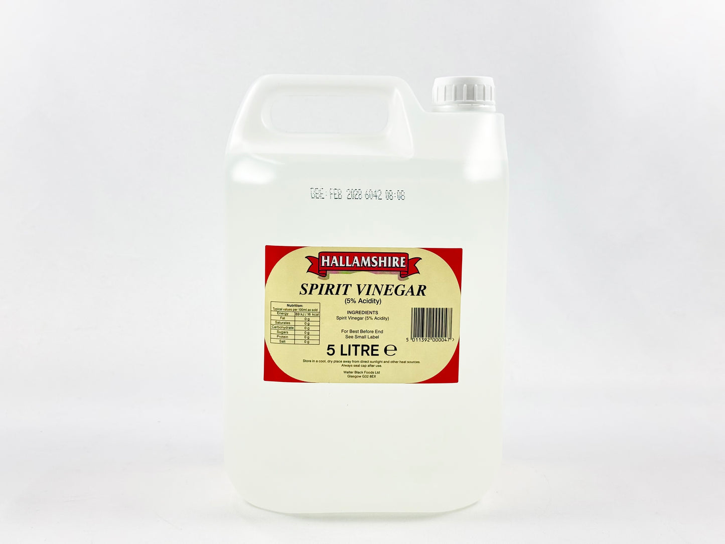 Hallamshire White Spirit Vinegar 2x5L