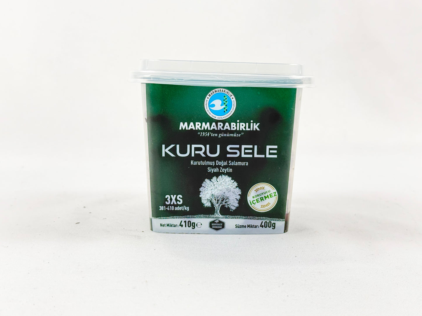 Marmarabirlik Black Olives 3XS 12x400g