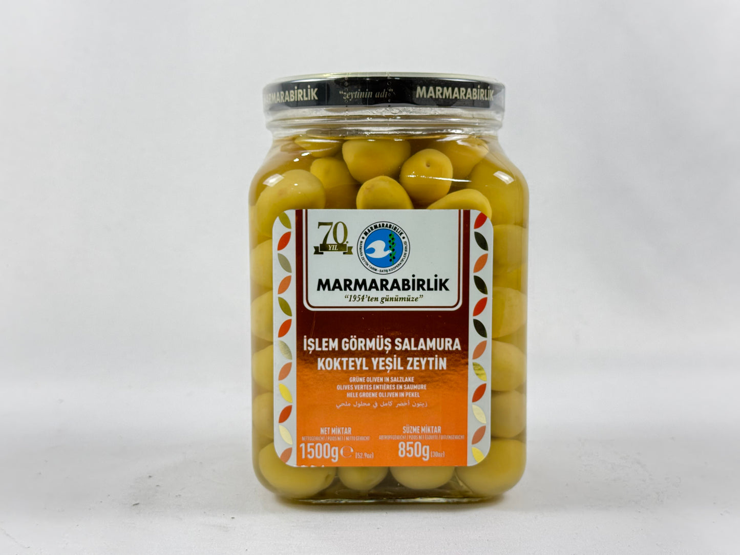 Marmarabirlik Green Olive 6x400g