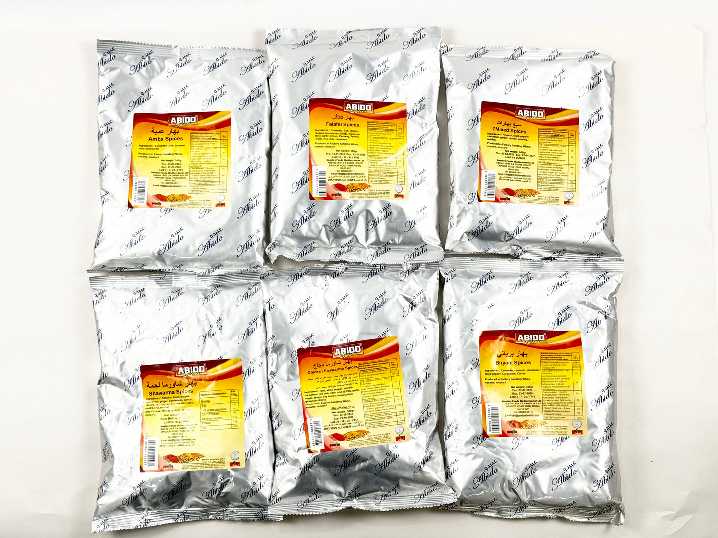 Abide Spices 14x500g
